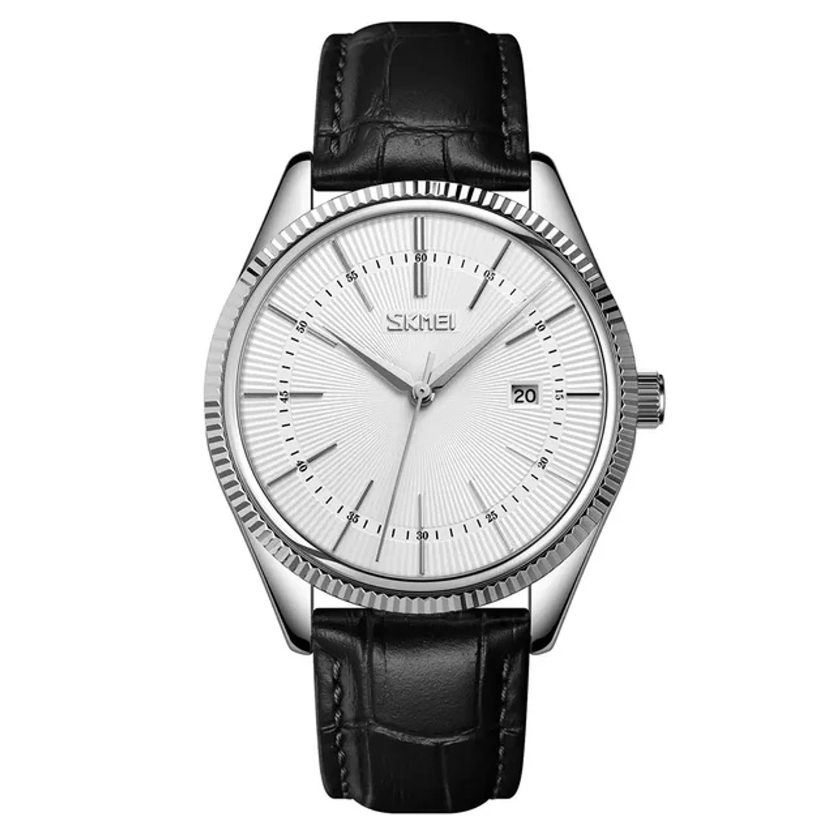 Skmei Casual Single Calendar Belt Men's Quartz Watch Simple Dial Business Men's Watch Watch