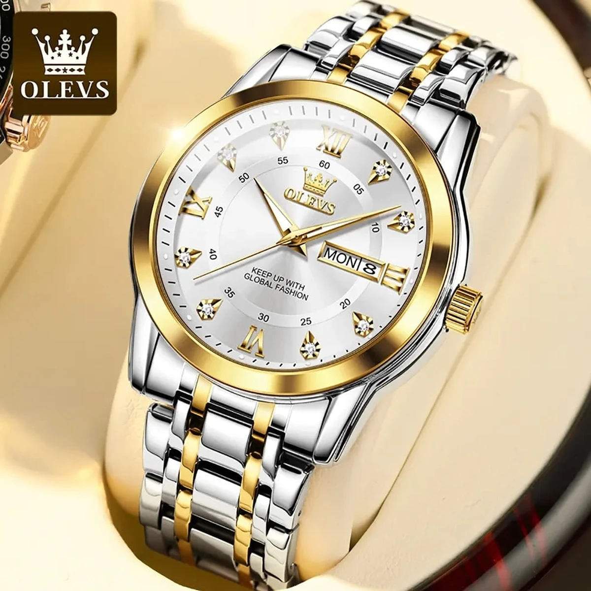 OLEVS 5513 Men’s Waterproof Quartz Watch Business Design