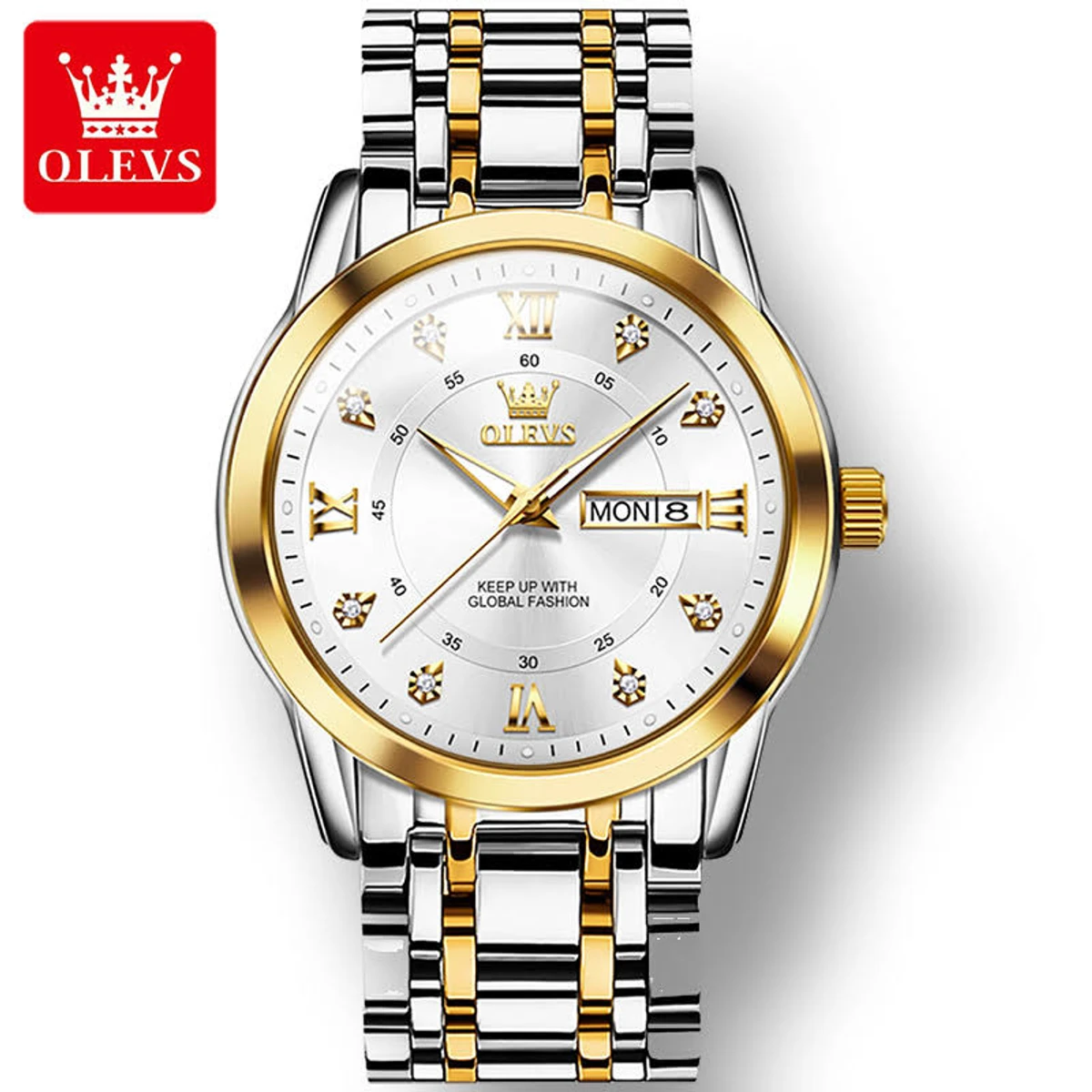 OLEVS 5513 Men’s Waterproof Quartz Watch Business Design