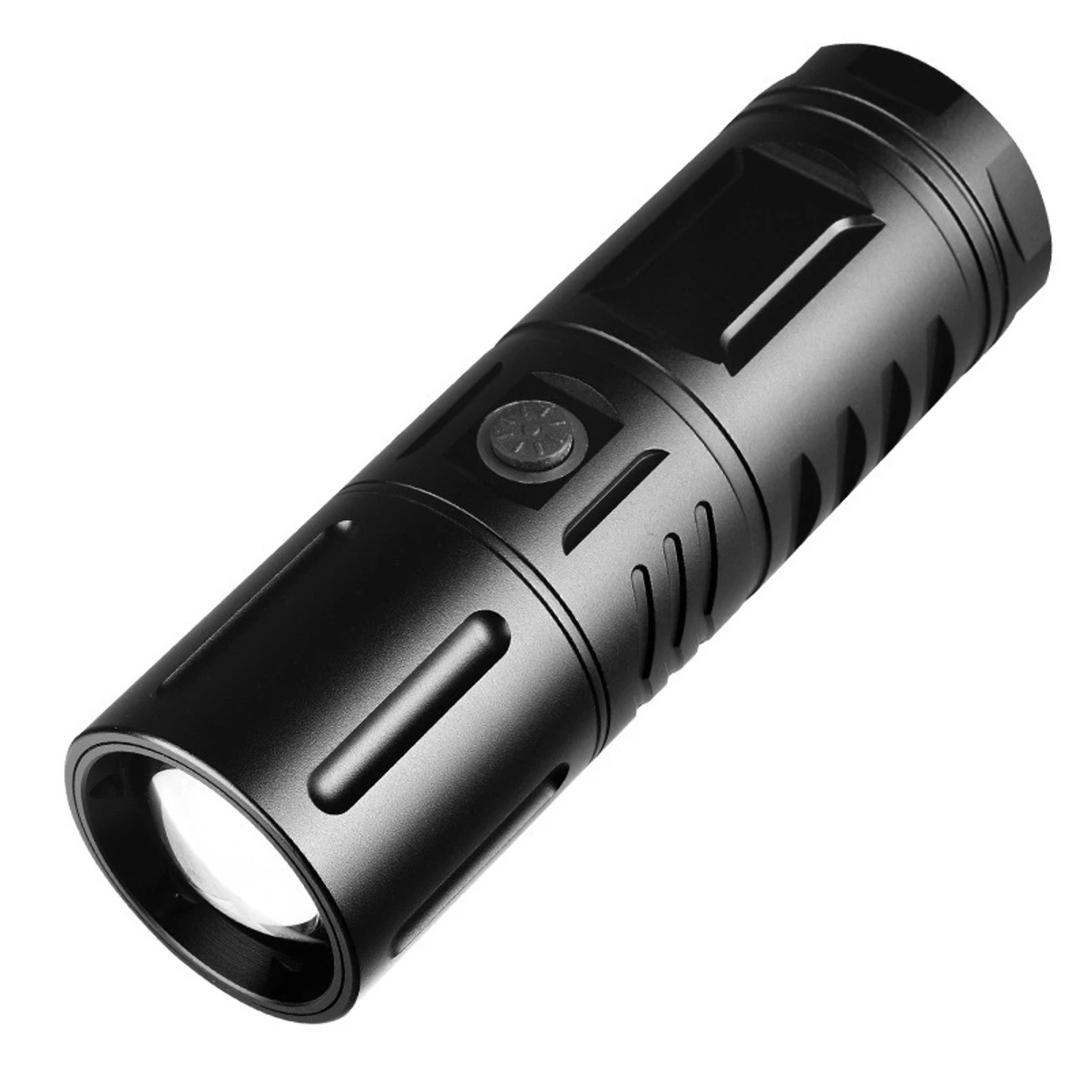 Strong Light Lamp T40 LED Flashlight USB Rechargeable Ultra-Bright Torch High Power Lantern Built-in 3*18650 Lithium Batteries